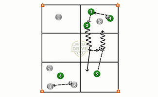Dribble Into Space Soccer Activity