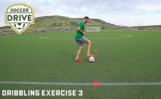 Bobby Burling doing lateral rolls with soccer ball